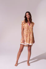 Mini Dress Sasha V Dress - Yellow