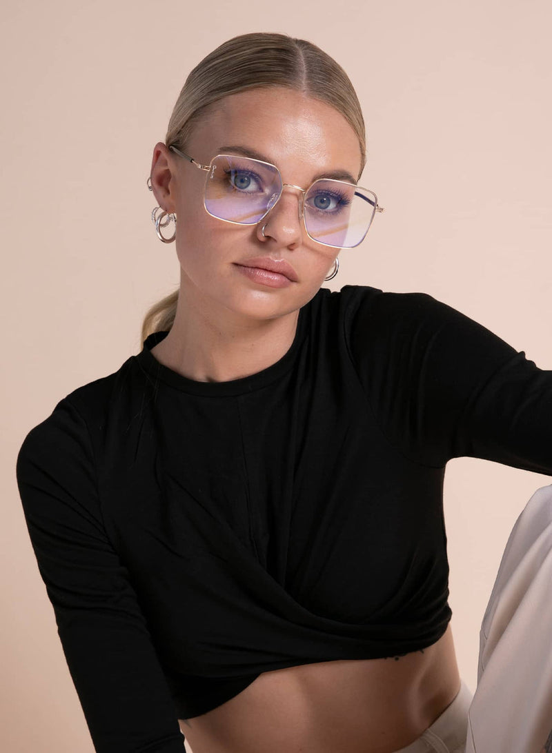 Roadie Blue Light Glasses - Gold